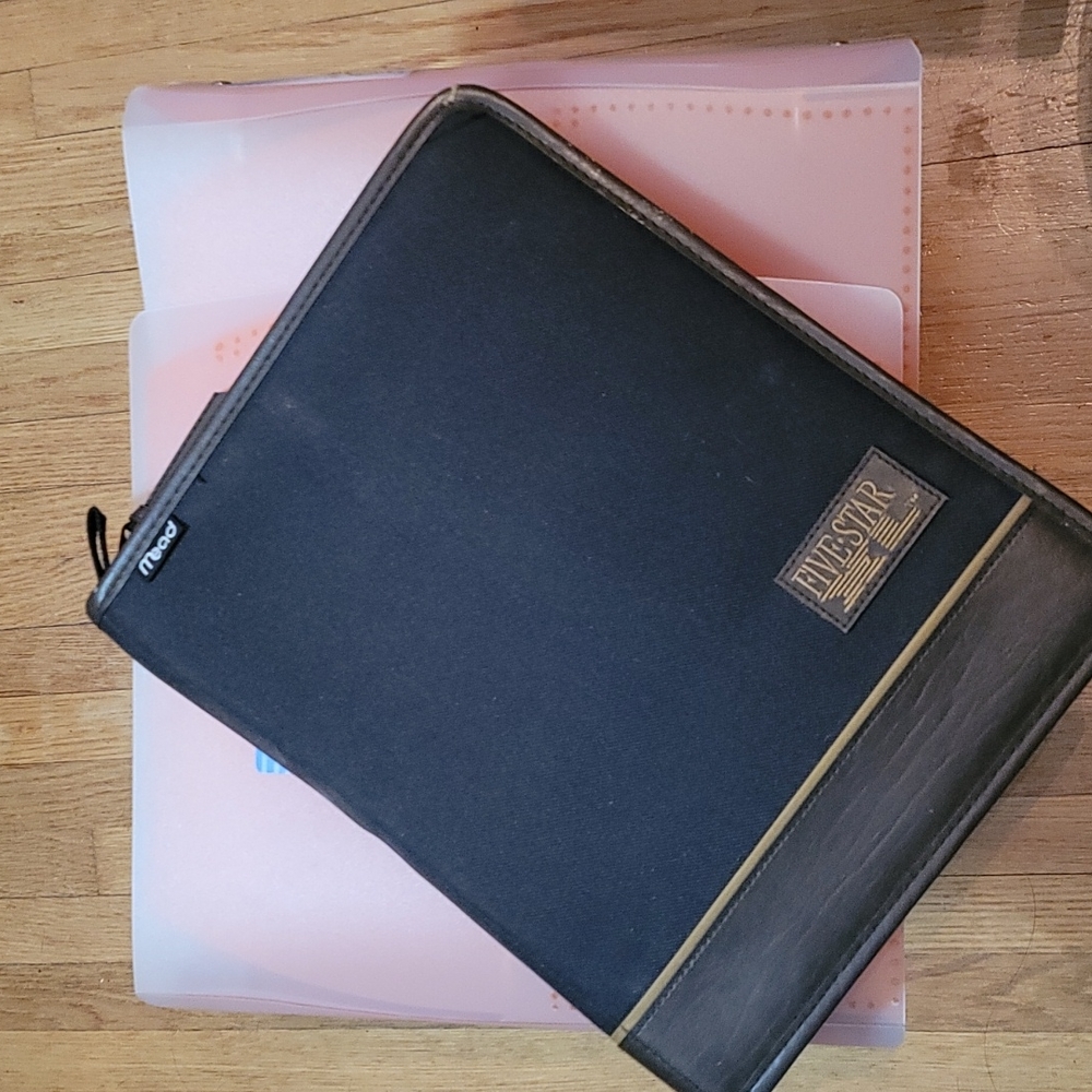 3 NOTEBOOK BUNDLE: 1 FIVE STAR & 2 WAVE POCKETS